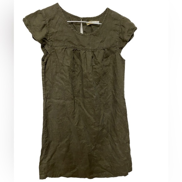Old Navy Khaki Short Sleeve Dress - Picture 1 of 7